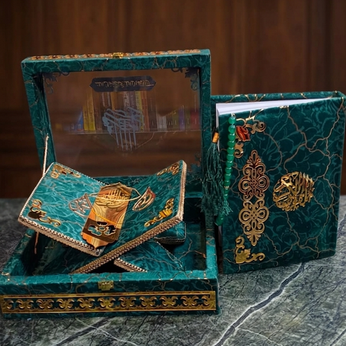 ✨ Handcrafted Premium Quran Pak Set – Customized Order Made | Luxury Islamic Gift 🎁📖