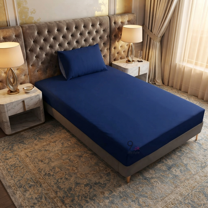 Single Bed Waterproof Bedsheet – Premium Fitted Bed Cover