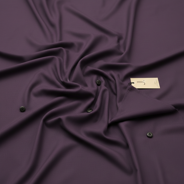 J. Men's Purple Wash & Wear Suit – Stylish & Comfortable
