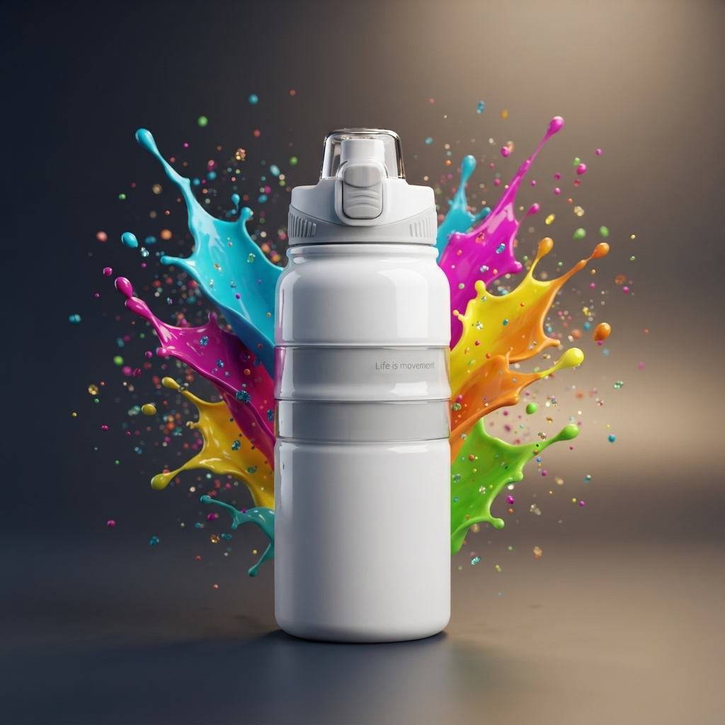 🥤 Premium Insulated Sports Water Bottle | Leakproof Flip-Top Stainless Steel Bottle