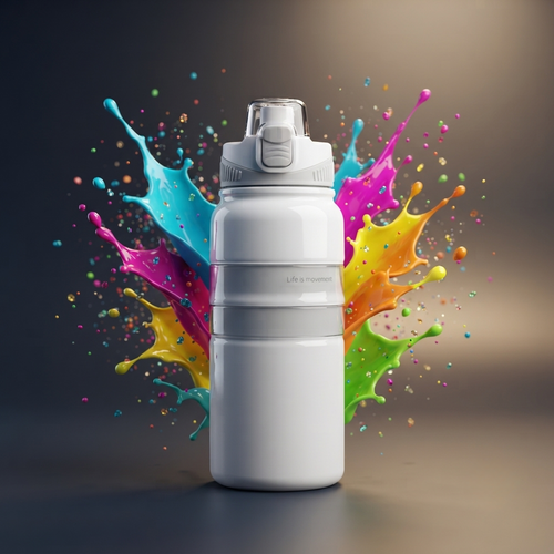 🥤 Premium Insulated Sports Water Bottle | Leakproof Flip-Top Stainless Steel Bottle