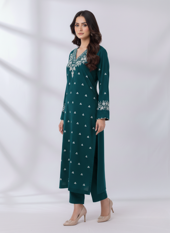 PEZWAAN Zinc Embroidered Ladies Lawn Suit 2 PC – Elegant Pakistani Summer Wear