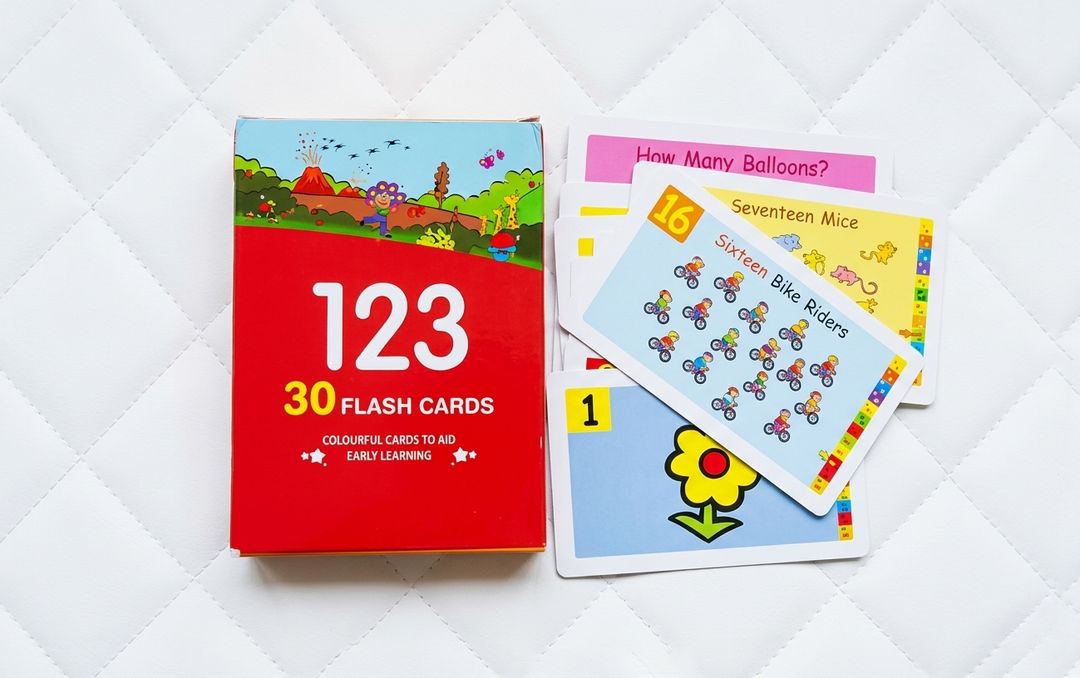 123 Number Learning Flash Cards for Kids – 30 Educational Counting Cards for Early Learning & Preschool