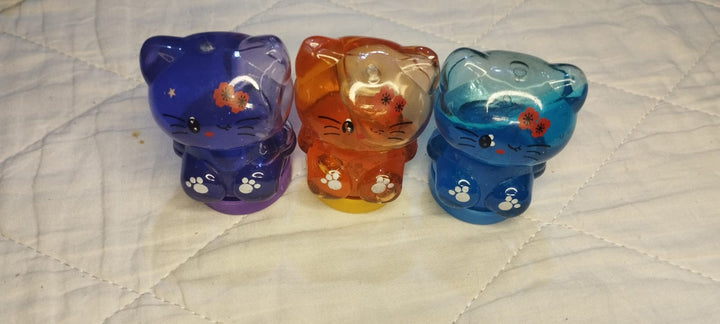Kawaii Crystal Cat Slime Jar — Cute Cat Shaped Sensory Fidget Toy for Kids | Collectible Novelty Slime