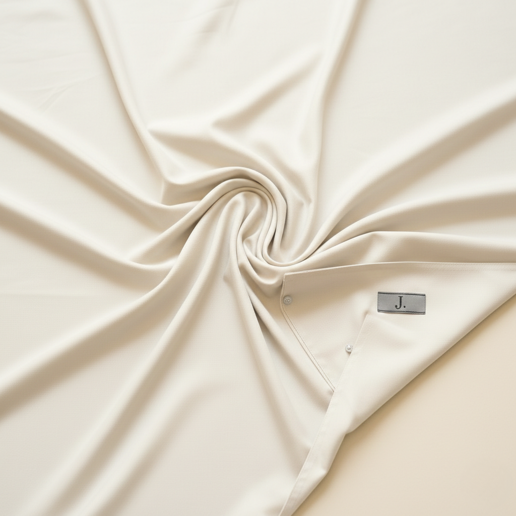 J. Men's Off-White Wash & Wear Suit – Stylish & Comfortable