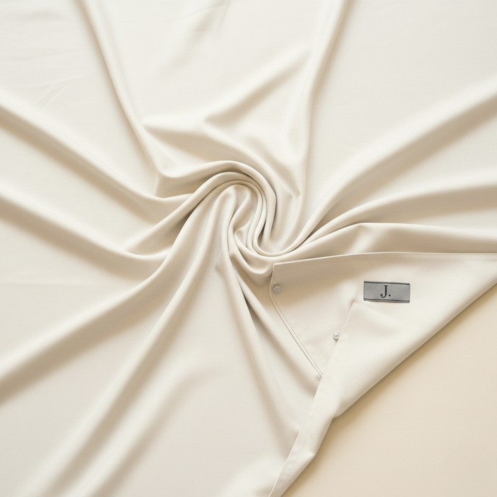 J. Men's Off-White Wash & Wear Suit – Stylish & Comfortable