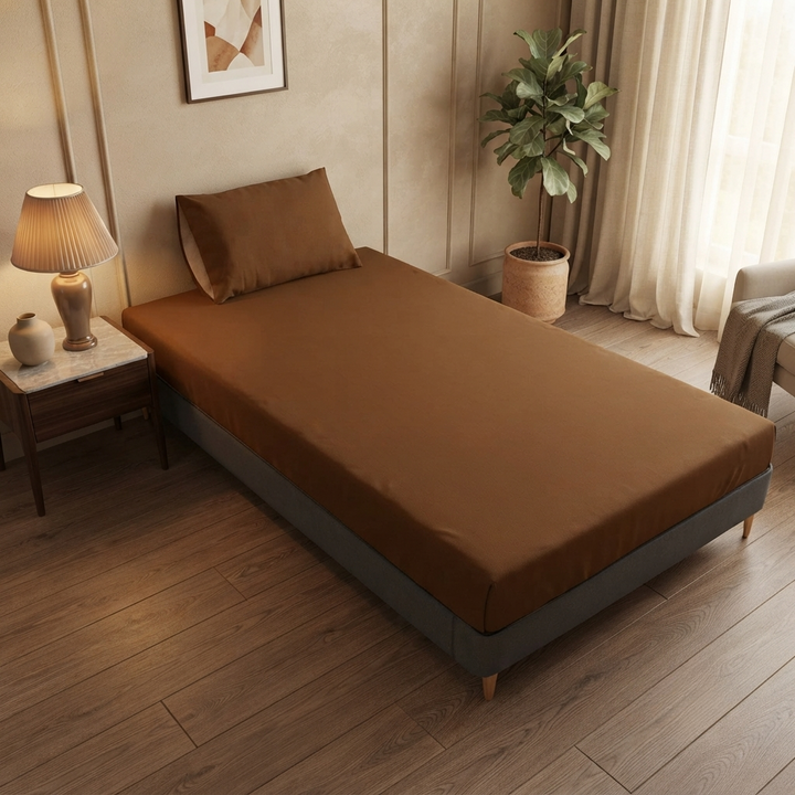 Single Bed Waterproof Bedsheet – Premium Fitted Bed Cover