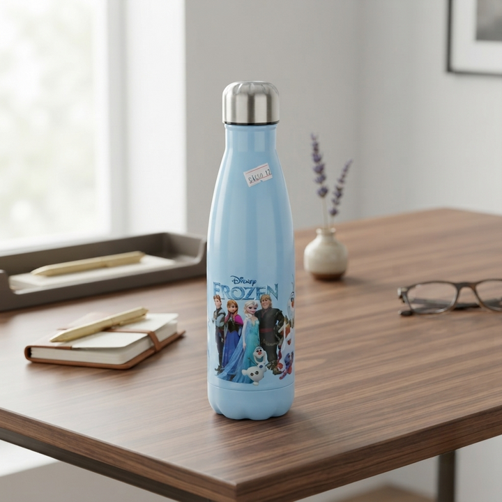 🧊 Disney Frozen Stainless Steel Insulated Water Bottle for Kids | Leakproof Vacuum Flask