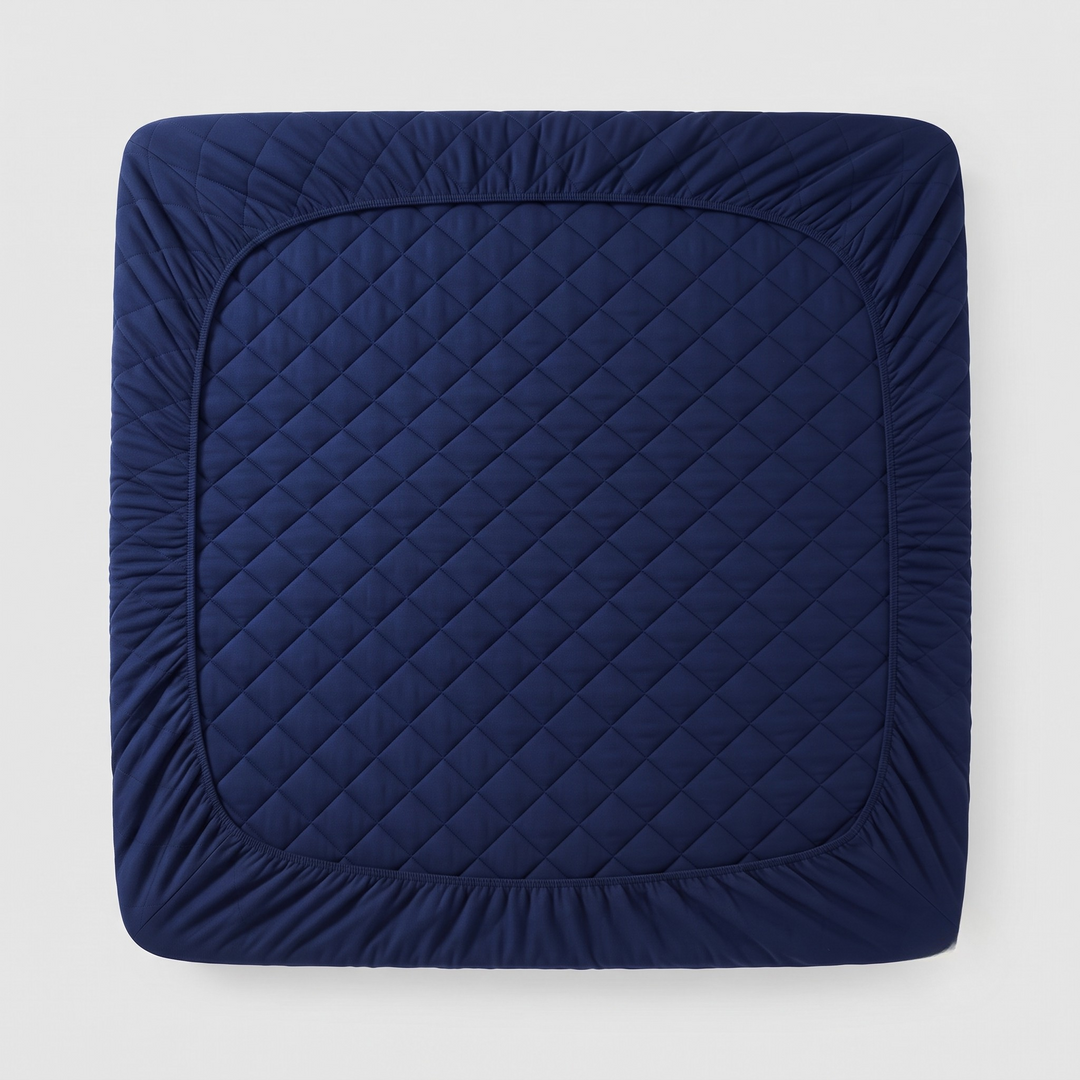 Double Bed Elastic Mattress Cover – Stretchable Fitted Bed Protector