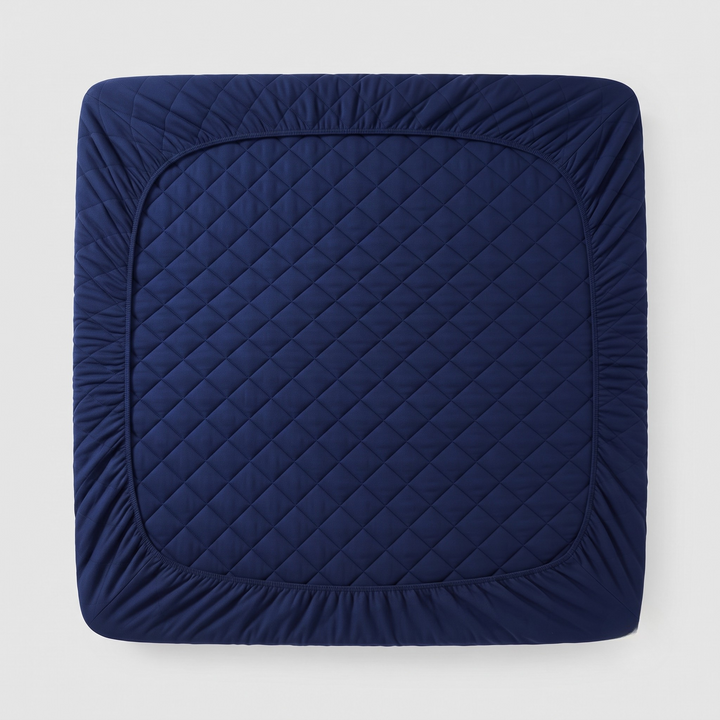 Double Bed Elastic Mattress Cover – Stretchable Fitted Bed Protector