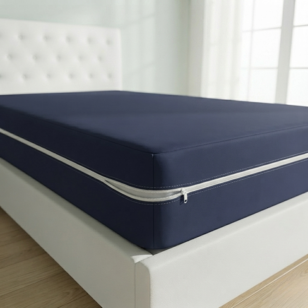 Single Bed Waterproof Mattress Protector with Zipper