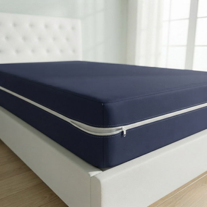 Single Bed Waterproof Mattress Protector with Zipper
