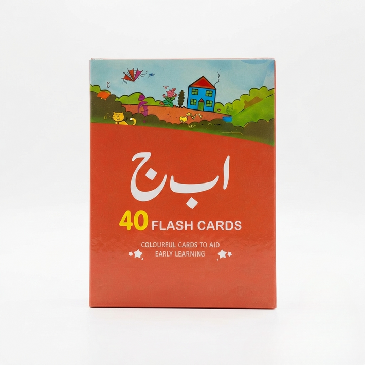 Urdu Flash Cards for Kids — Colourful Early Learning Cards | Alphabet & Vocabulary Flash Card Set