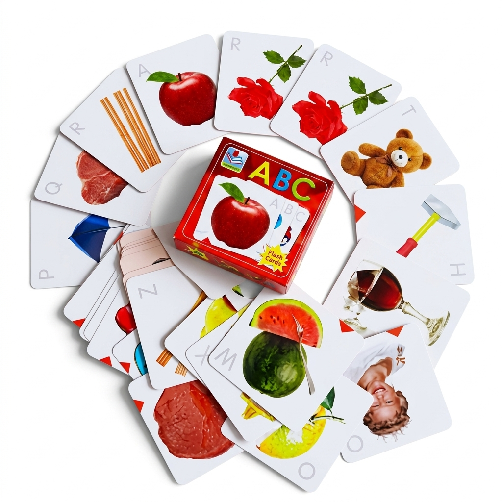ABC Alphabet Flash Cards Learning Toy for Kids | Early Education Letter Recognition Cards