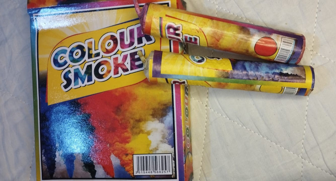 Colour Smoke Bombs Pack — Vibrant Coloured Smoke Grenades for Photography, Gender Reveal, Parties & Events