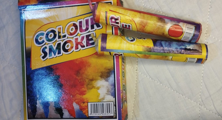 Colour Smoke Bombs Pack — Vibrant Coloured Smoke Grenades for Photography, Gender Reveal, Parties & Events