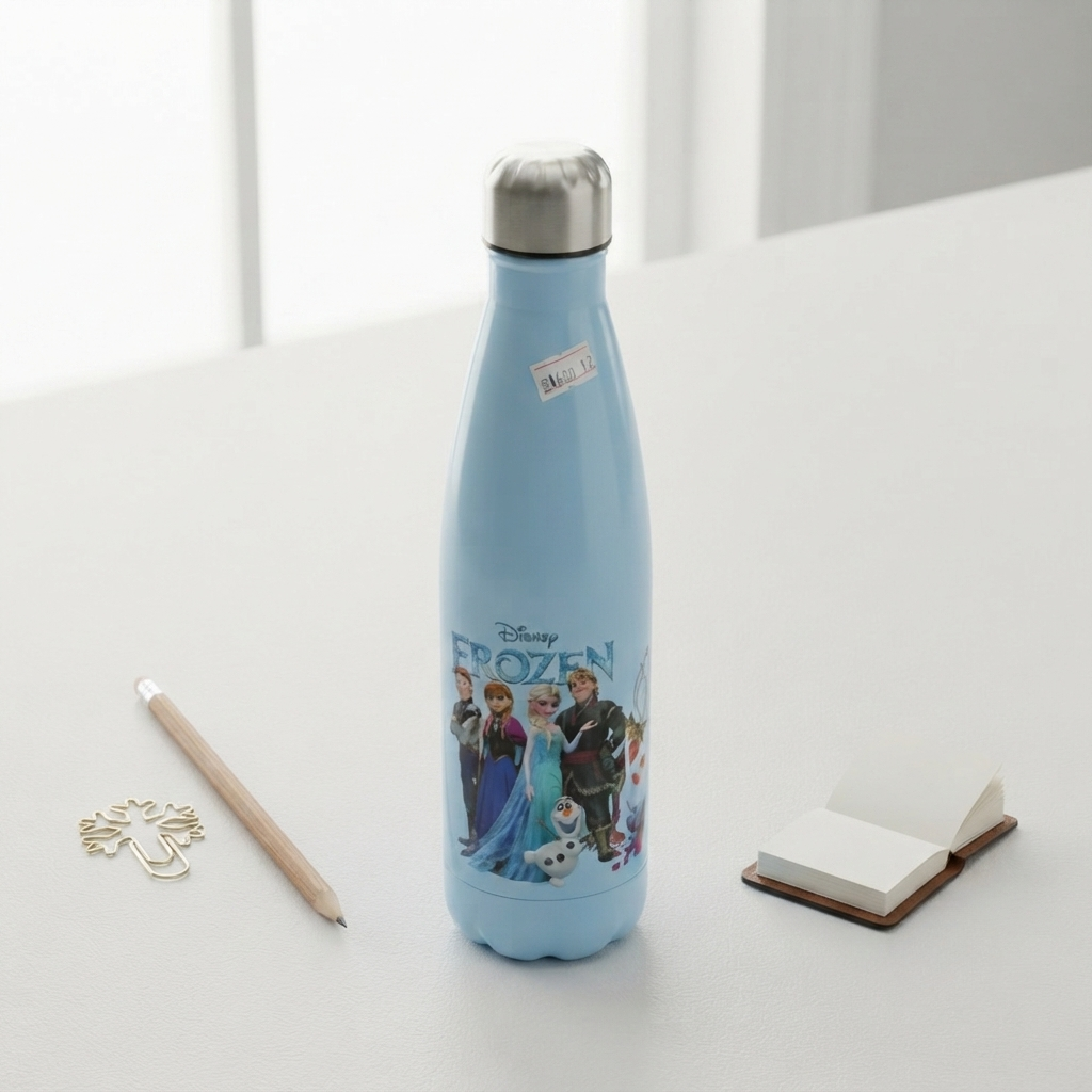 🧊 Disney Frozen Stainless Steel Insulated Water Bottle for Kids | Leakproof Vacuum Flask