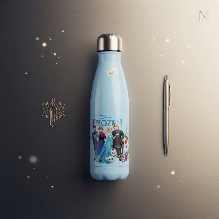 🧊 Disney Frozen Stainless Steel Insulated Water Bottle for Kids | Leakproof Vacuum Flask