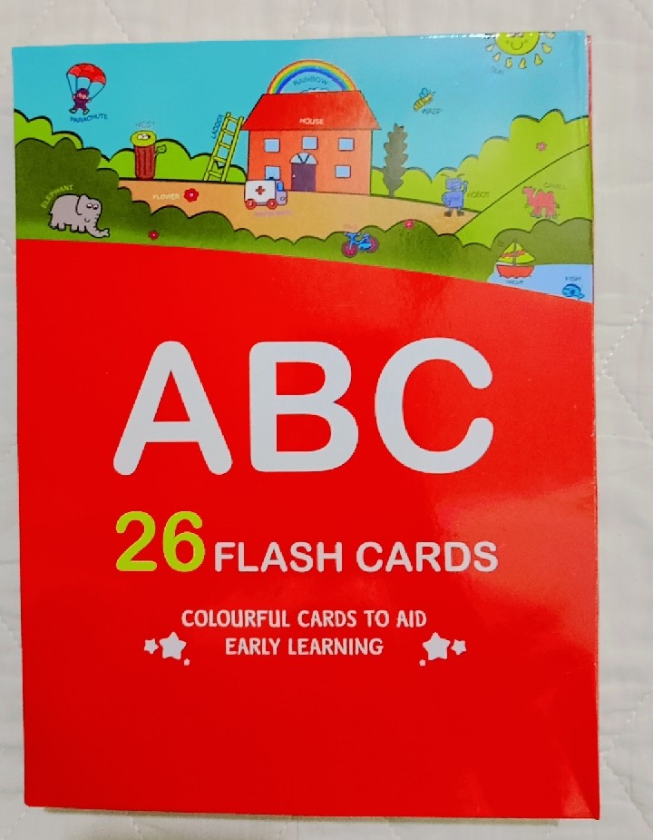 ABC 26 Flash Cards — Colourful English Alphabet Cards for Early Learning | Kids A to Z Letter Flash Card Set