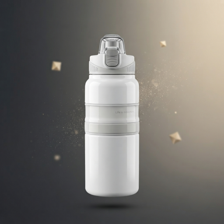 🥤 Premium Insulated Sports Water Bottle | Leakproof Flip-Top Stainless Steel Bottle