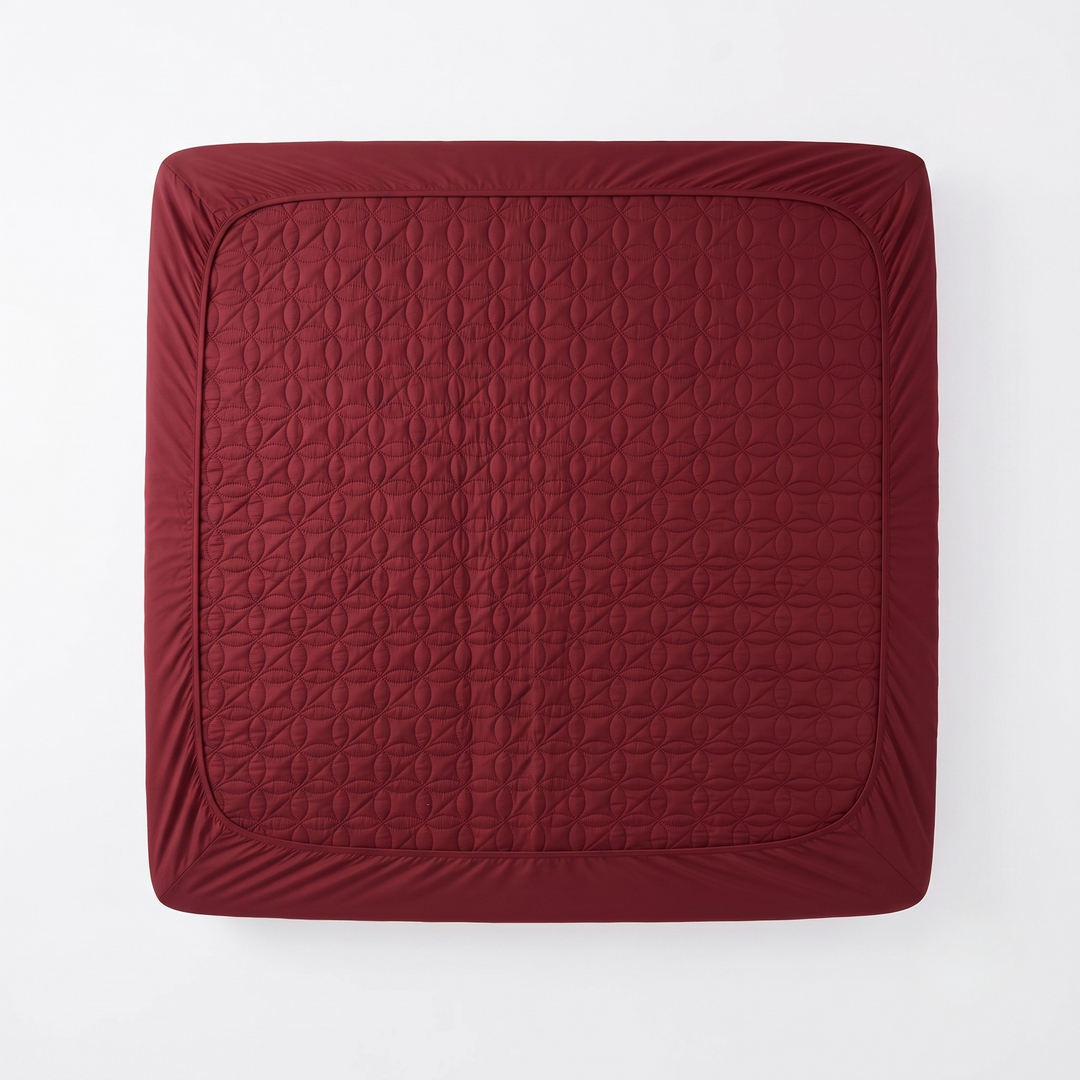 Double Bed Elastic Mattress Cover – Stretchable Fitted Bed Protector