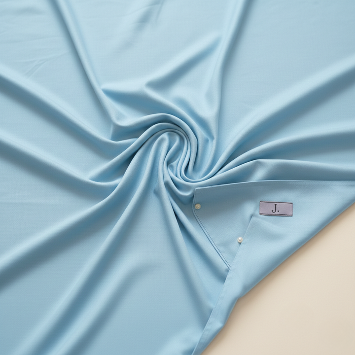 J. Men's Light Blue Wash & Wear Suit – Stylish & Comfortable