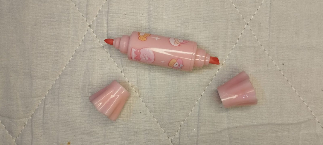 ✨ Cute Candy Highlighter Set | Kawaii Cartoon Pastel Colors | 6 Piece Highlighter Pack with Bag 🍬💕
