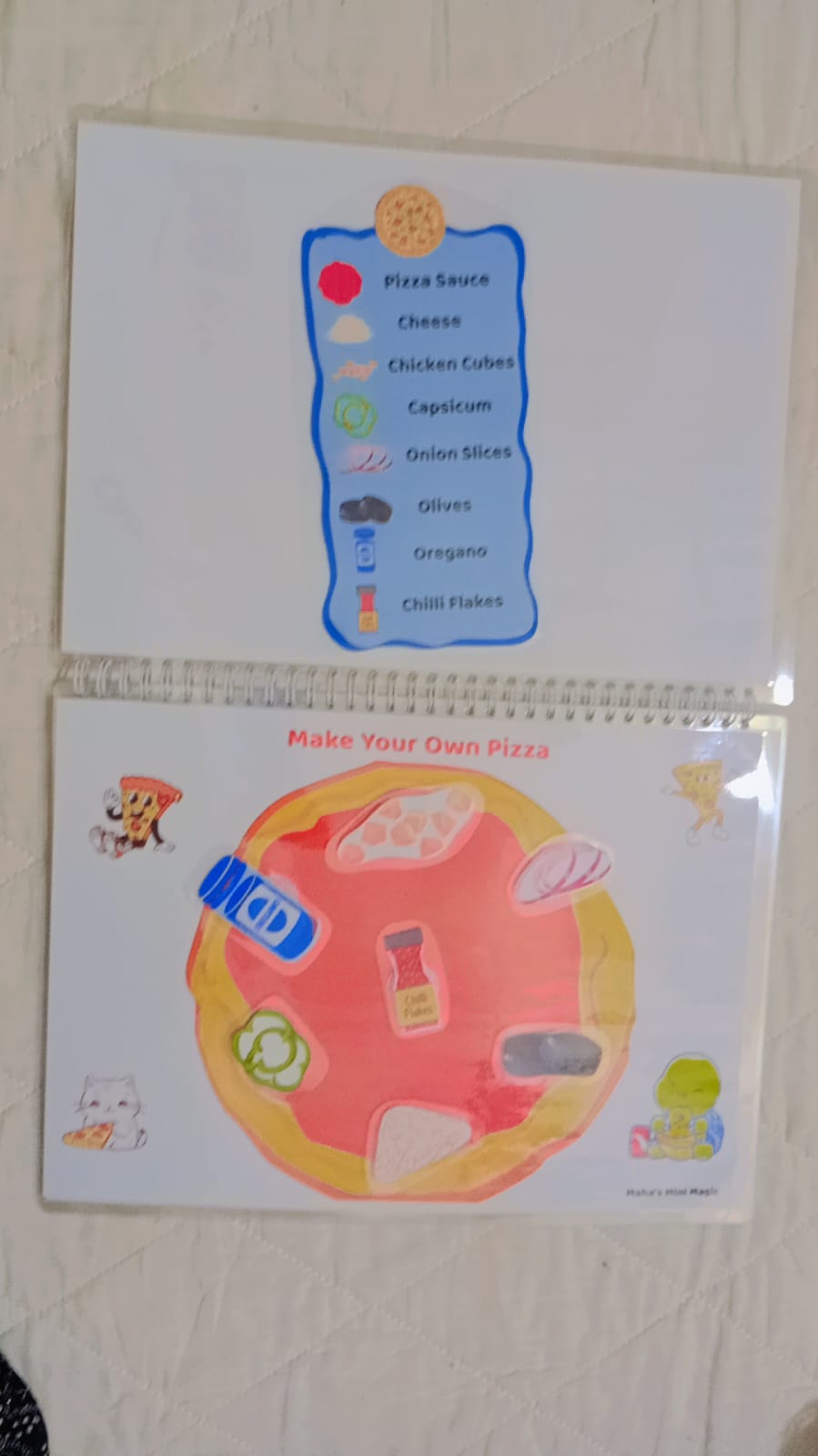 My First Learning Ladder Level One by Maha's Mini Magic — 30+ Reusable Stickers & Marker | Early Learning Workbook for Kids