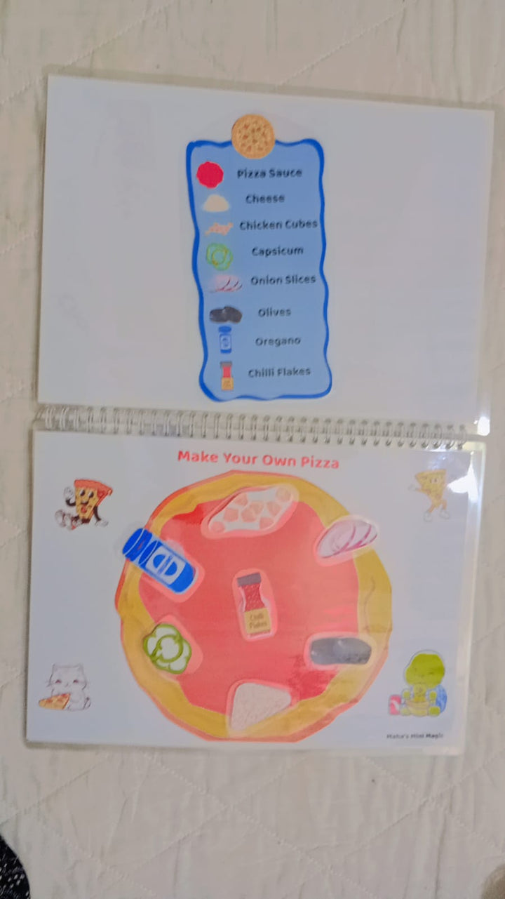 My First Learning Ladder Level One by Maha's Mini Magic — 30+ Reusable Stickers & Marker | Early Learning Workbook for Kids