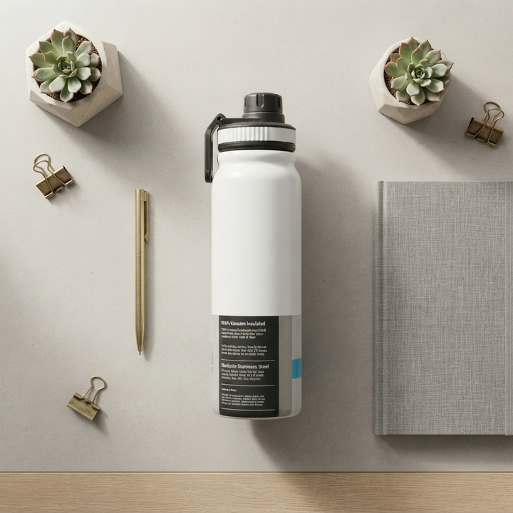 🥤 Premium Vacuum Insulated Stainless Steel Water Bottle | Leakproof Sports Flask