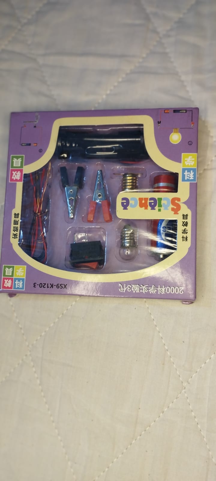 Kids Science Electricity Experiment Kit — Basic Circuit Building Set with Bulb, Wires & Clips | STEM Learning Toy