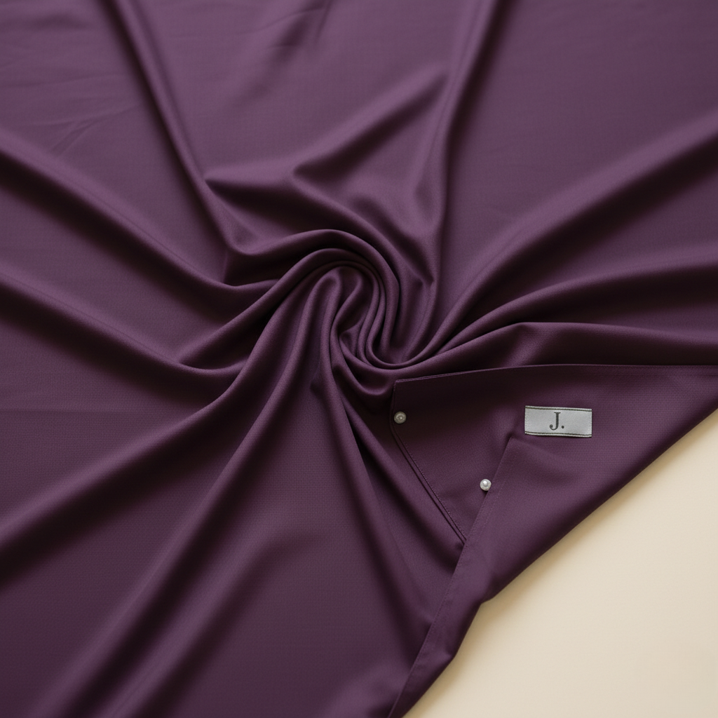 J. Men's Purple Wash & Wear Suit – Stylish & Comfortable