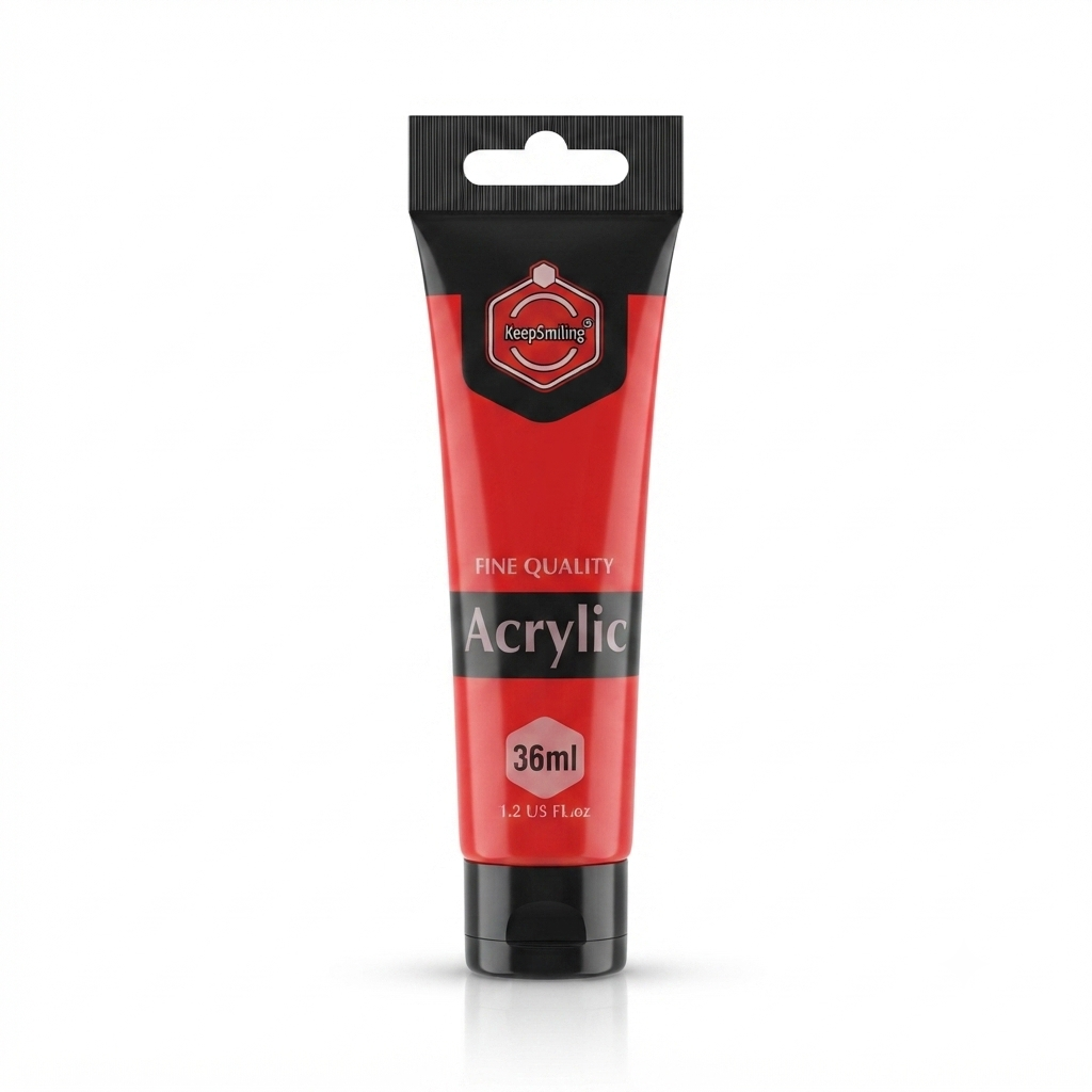 🎨 Keep Smiling Acrylic Paint Tubes Set – 5 Colors (36ml Each)
