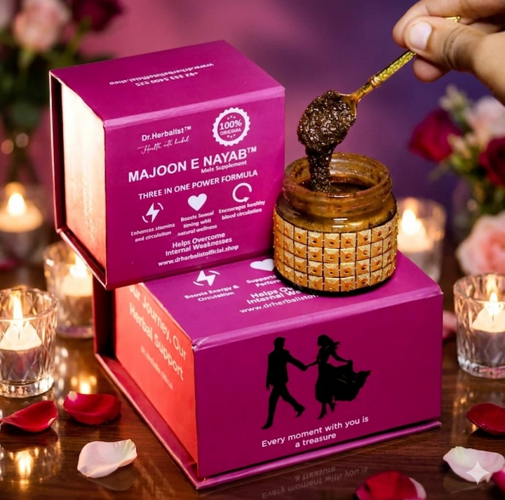 ✨ Dr. Herbalist™ Majoon E Nayab – 120g | 3-in-1 Herbal Power Formula for Men | Boosts Stamina, Circulation & Natural Wellness | 100% Original 🌿💪