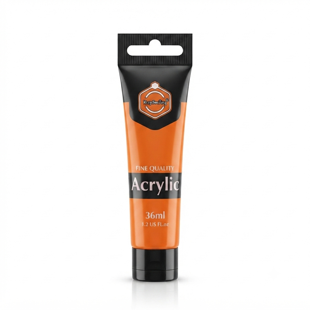 🎨 Keep Smiling Acrylic Paint Tubes Set – 5 Colors (36ml Each)