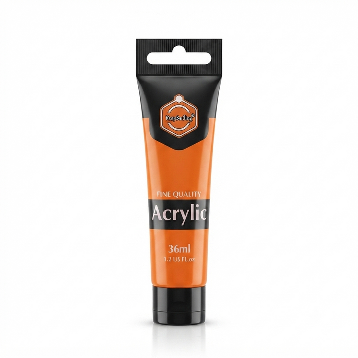 🎨 Keep Smiling Acrylic Paint Tubes Set – 5 Colors (36ml Each)
