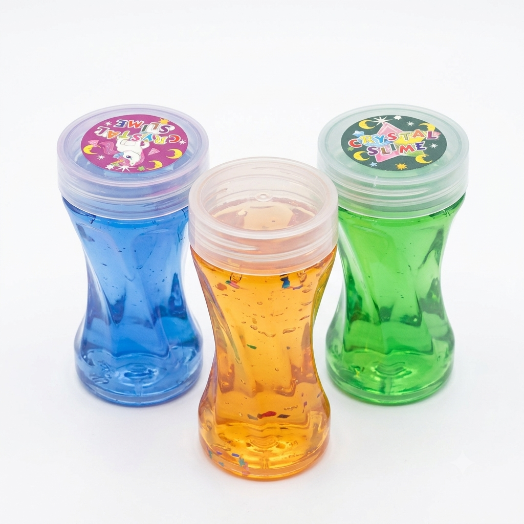 The GS Vibrant Hour | Premium Gel Slime in Unique Hourglass Jar | Available in Multiple Colors 🌈