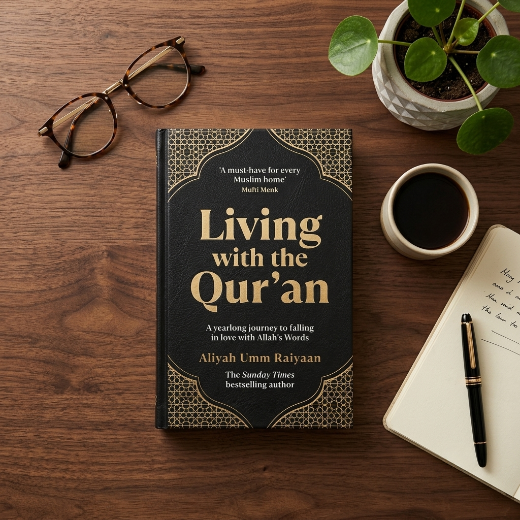 Living with the Qur'an by Aliyah Umm Raiyaan | Islamic Reflection & Quran Study Guide