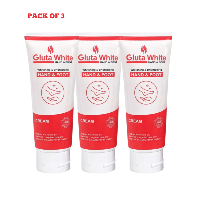 Gluta White Hand & Foot Whitening Cream 100ml | Best Whitening, Moisturizing & Brightening