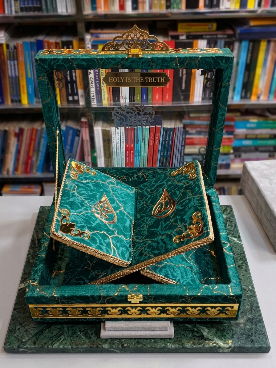 ✨ Handcrafted Premium Quran Pak Set – Customized Order Made | Luxury Islamic Gift 🎁📖