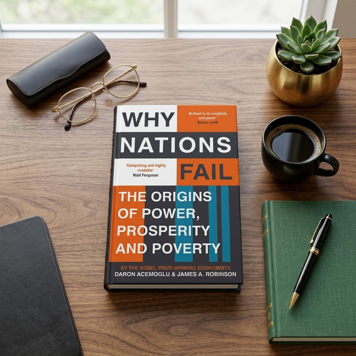 Why Nations Fail: The Origins of Power, Prosperity, and Poverty by Daron Acemoglu & James A. Robinson | New York Times Bestseller
