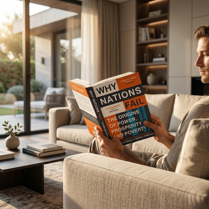 Why Nations Fail: The Origins of Power, Prosperity, and Poverty by Daron Acemoglu & James A. Robinson | New York Times Bestseller