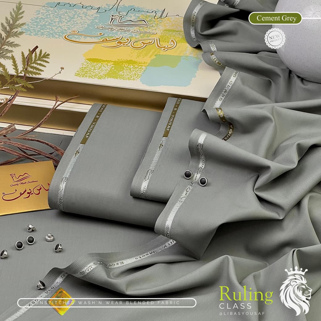 Libas-E-Yousaf | Luxury Men’s Wash & Wear Fabric ✨ | All Season Unstitched