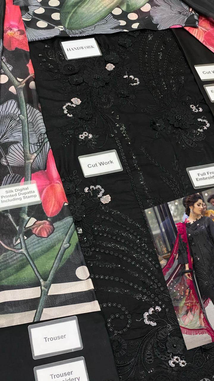 MUSHQ Designer Lawn Suit ✨ | D14 Dark Knight by Alnisa