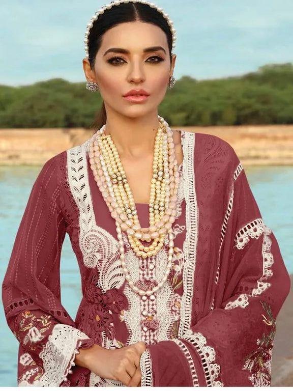 👑 Crimson Signature Classic – Most Hit Luxury Lawn 💖