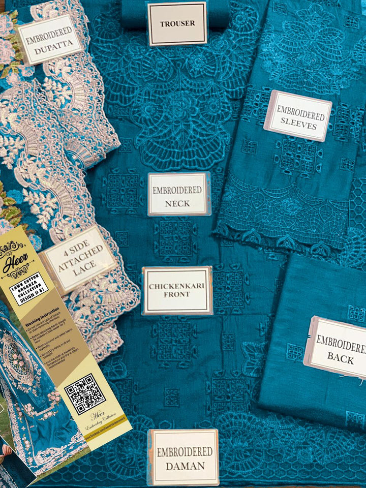 👑 Floral Fantasy Royale – Heavy Chikankari Luxury 🌸