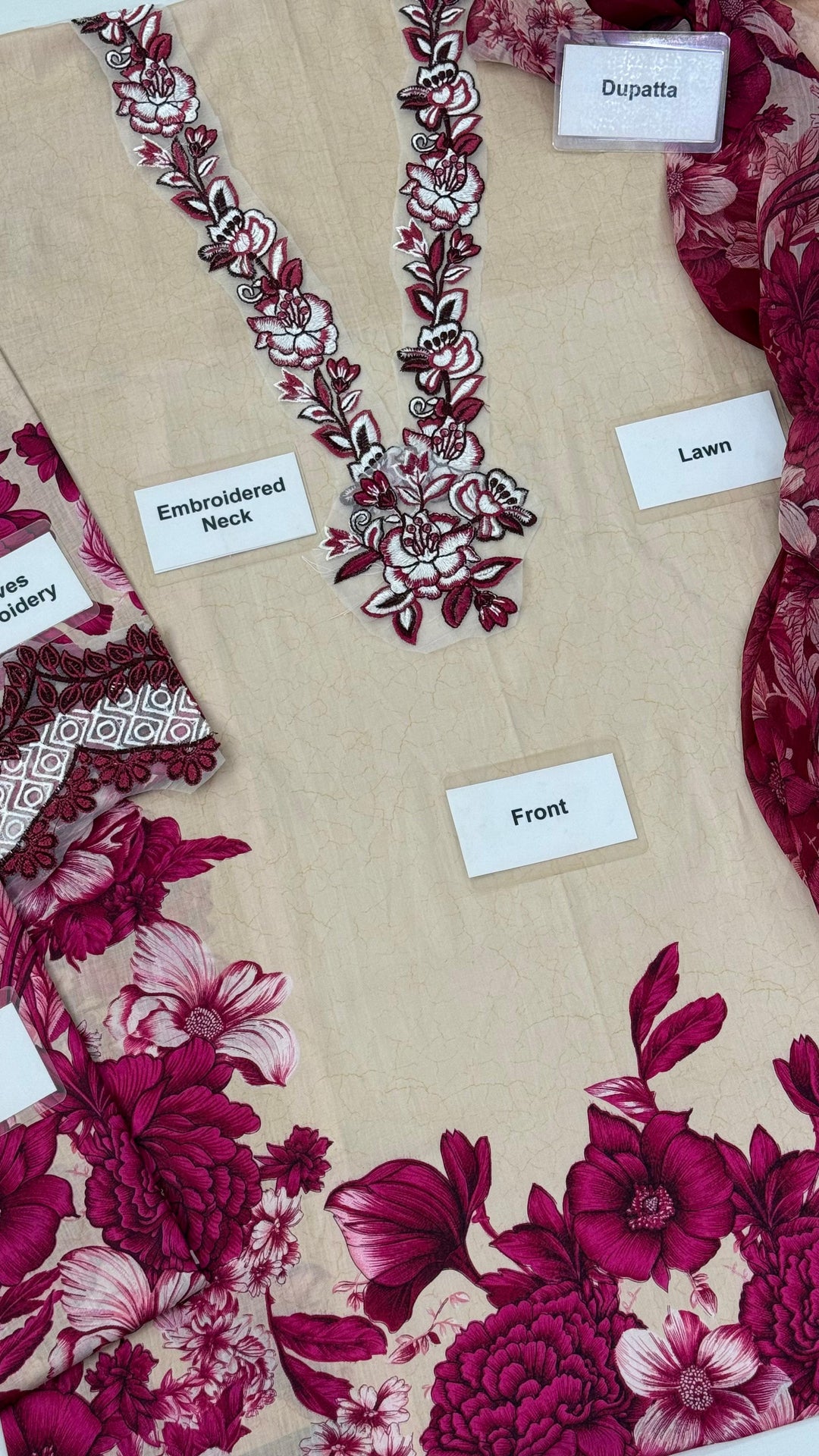 🌸 Adan Libas ADL-09 | Lawn & Chiffon Suit ✨ Al Nisa Embroidery Collection 🌿