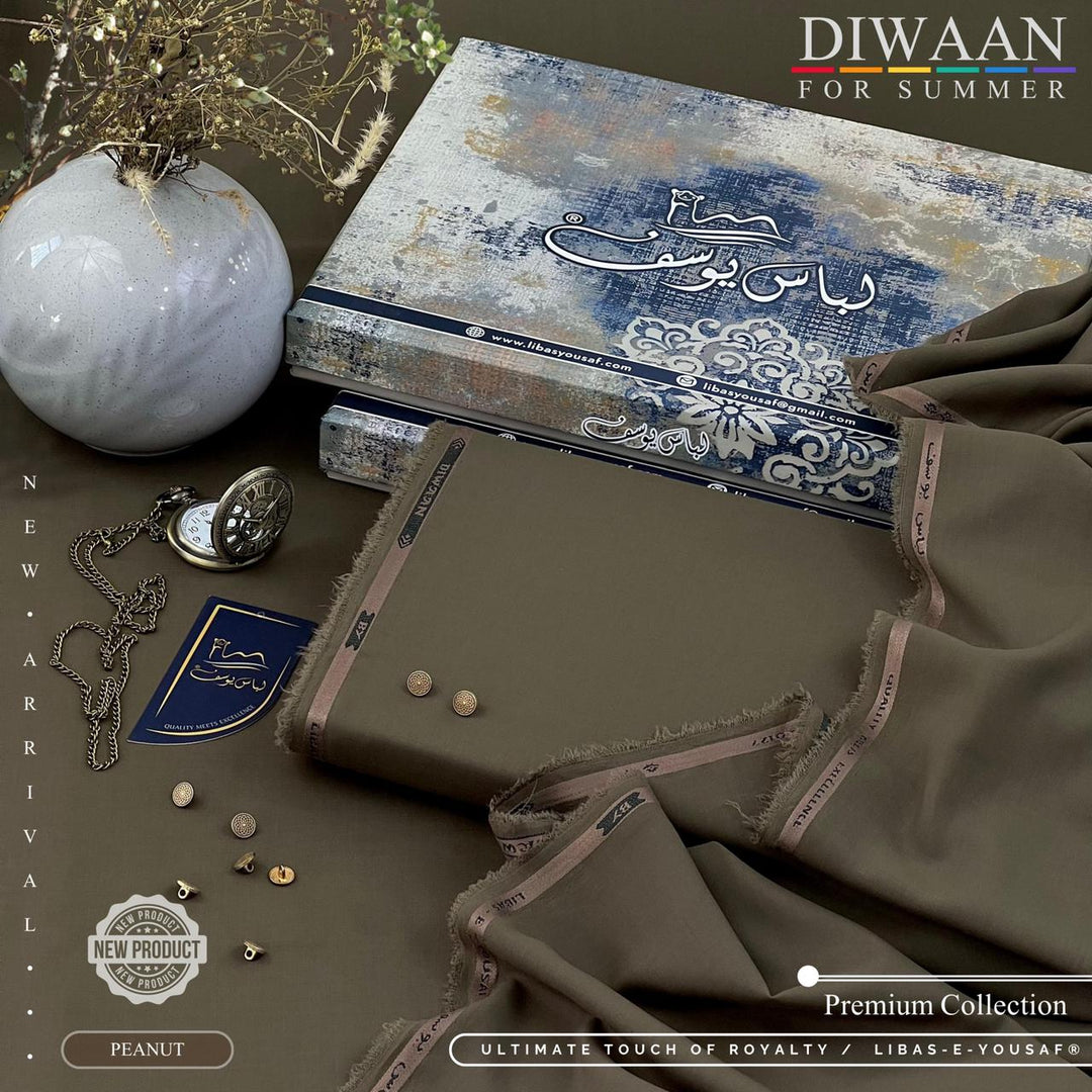DIWAAN For Summer – Majestics Premium White Fabric | Libas-e-Yousaf New Arrival