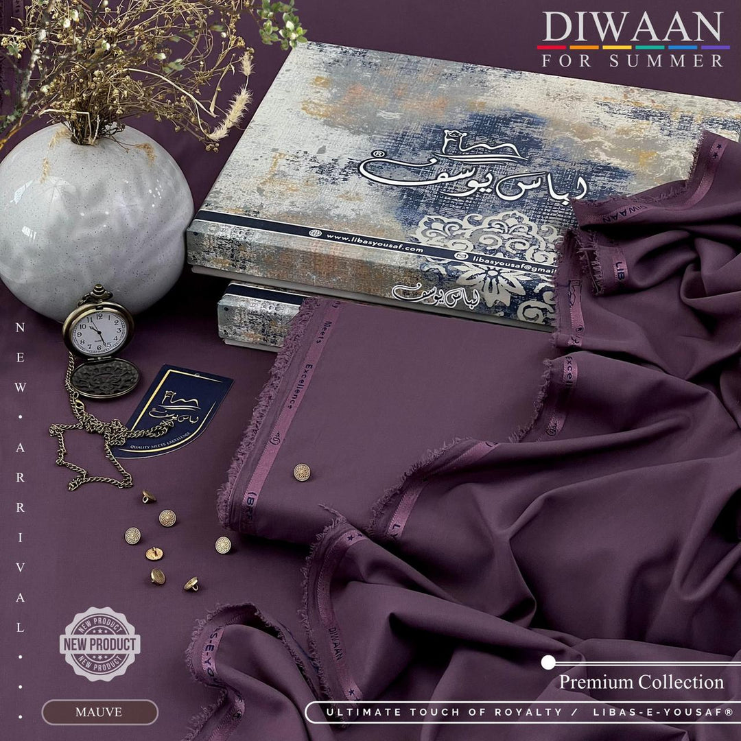 DIWAAN For Summer – Majestics Premium White Fabric | Libas-e-Yousaf New Arrival