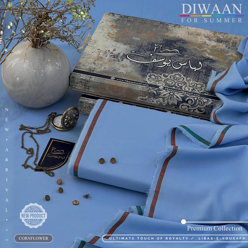 DIWAAN For Summer – Majestics Premium White Fabric | Libas-e-Yousaf New Arrival